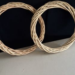 Willow Rattan 12” Wreath 
