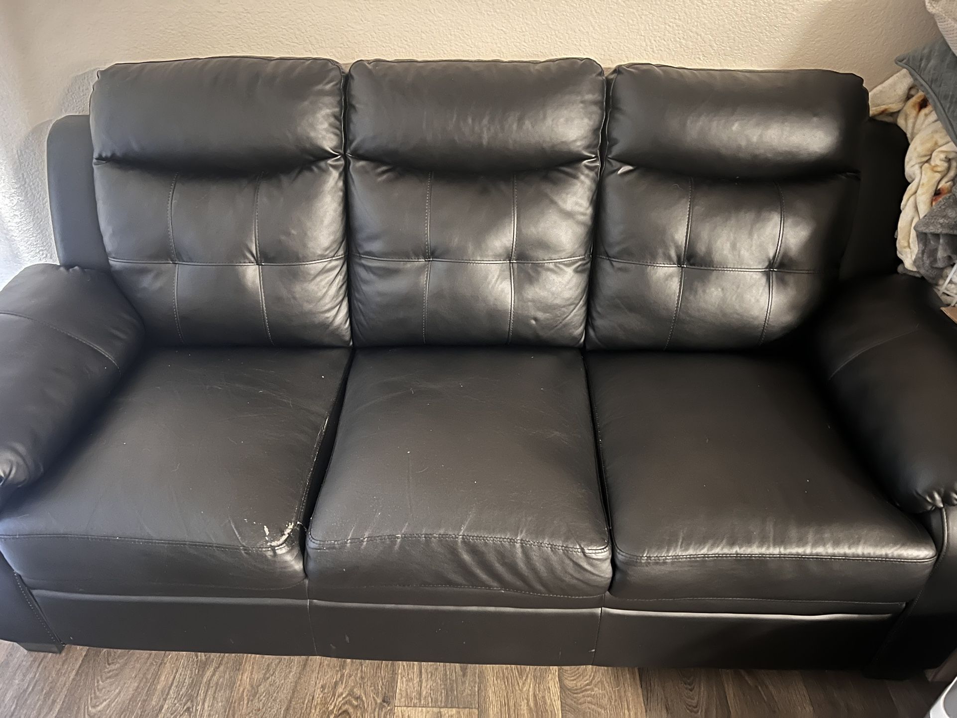 Used Black Couch