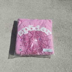 Pink Og Web Sp5der Hoodie 