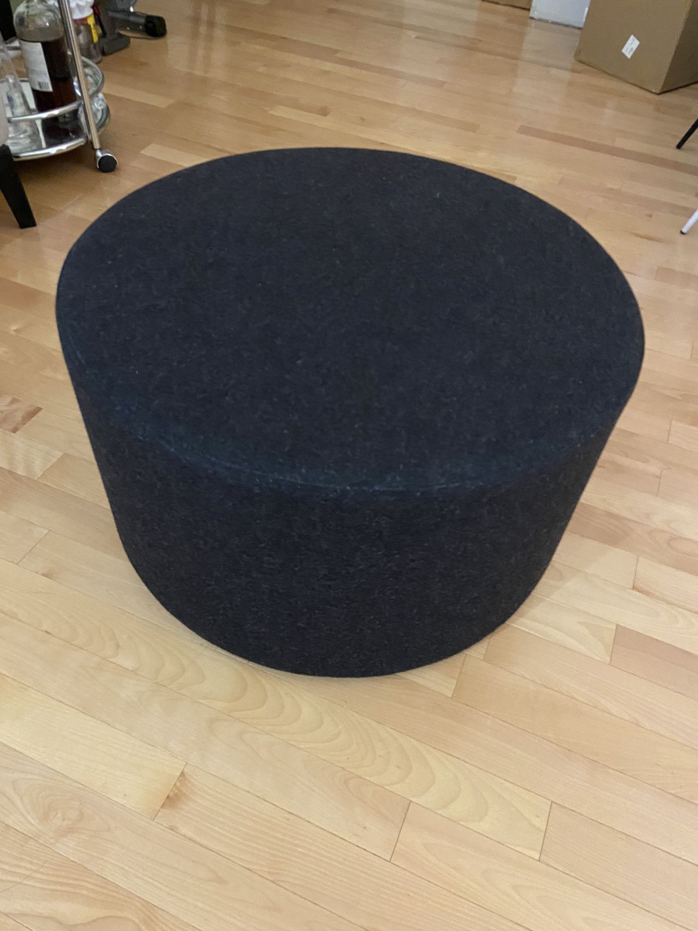 BLU DOT BUMPER LARGE OTTOMAN 26” X 15” TALL - VESPER CHARCOAL