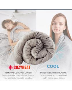 Degrees of Comfort Weighted Blanket 30 lbs for Adult, King Size Weighted Blankets