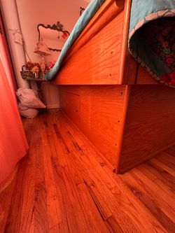 Custom built bed mattress and bedding included