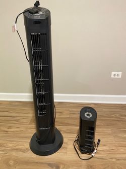 Tower Fan Set with Remote Control & Oscillation