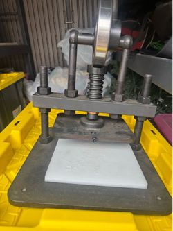 Leather press