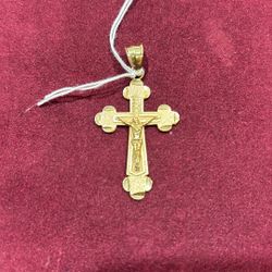 Gold Cross Pendant 