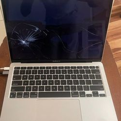 Macbook Air Cracked Blank Screen 