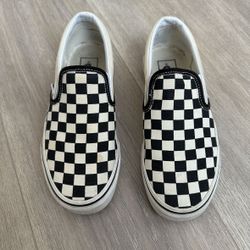 VANS Black & White Checker Shoes