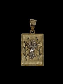 1" Gold pendant #31142