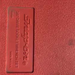Snap on 3/8 Drive Socket Wrench Set Case ( No Tools)