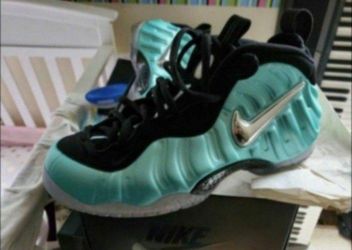 Foamposite - Island Green / Metallic Platinum