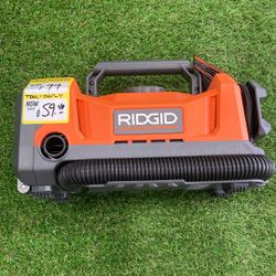 18V Dual Function Cordless Inflator (Tool only!) With Valve Adaptor, Needle, Nozzle, and 12V Power Cord 
