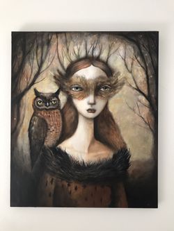 Large forest painting (original)