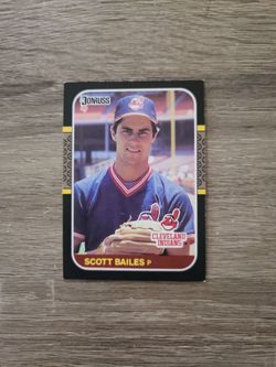 1987 Donruss Scott Bailes Cleveland Indians Baseball Card