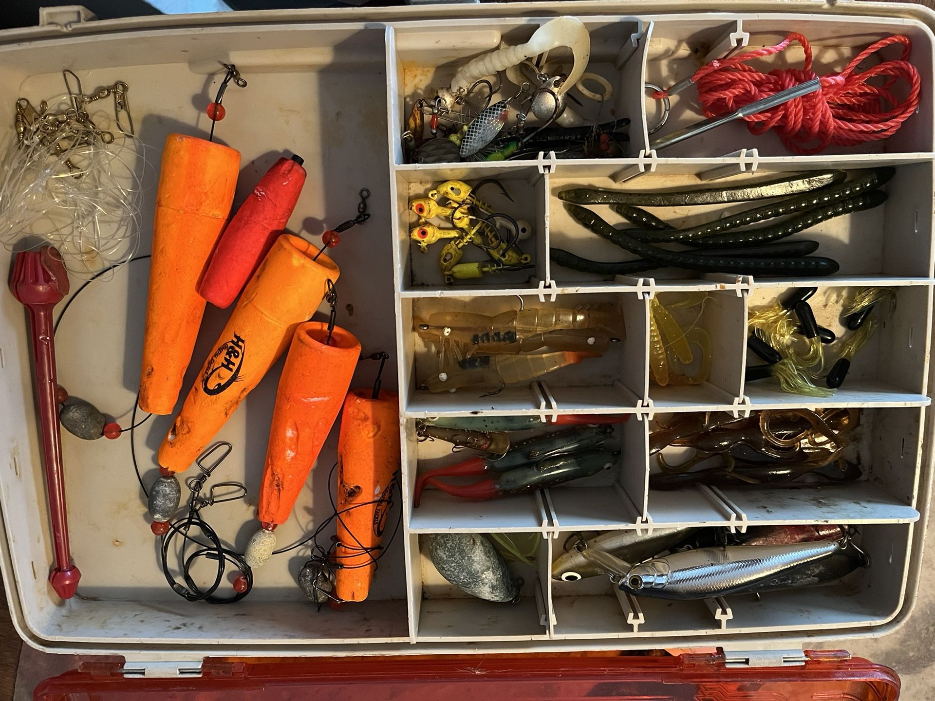 Tackle Box With Fishing Accessories