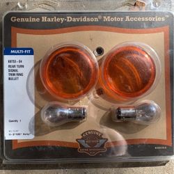 Harley Davidson Rear Turn Signal Bullet And Bulbs