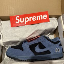  Supreme Nike Dunk SB Low Ocean Fog Size 9.5 