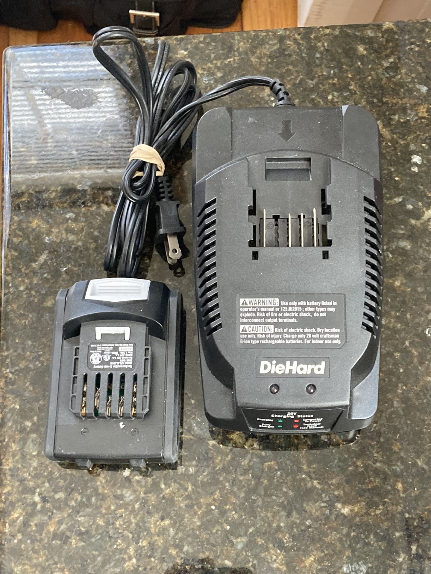 Diehard Battery And Charger 
