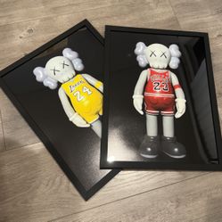 Kaws Lakers Kobe Jersey x Chicago Bulls Jordan Jersey Custom Prints 