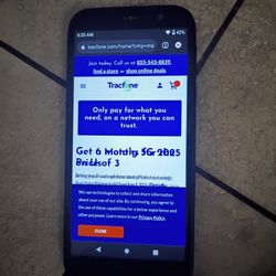 BLU Smartphone Android 10  32GB Memory Comes With Charger & Cable