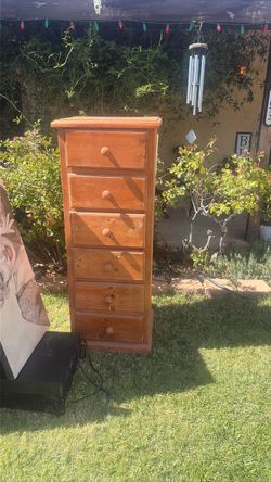 6 storage vintage dresser.