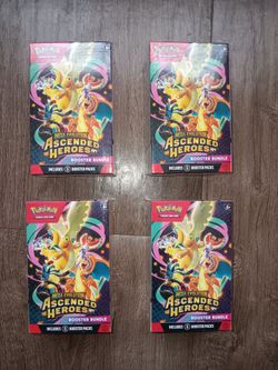 Pokemon Ascended Heroes Booster Bundles (4 available)