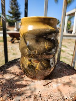 Hand-made USA Ceramic Plant Pot 