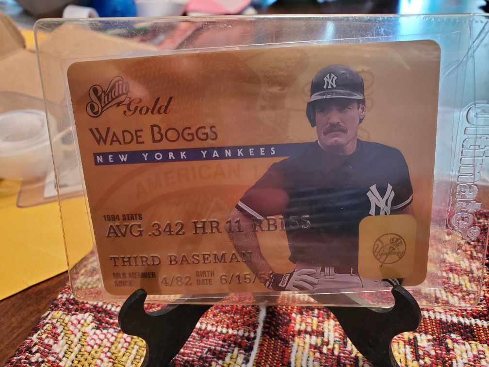 Wade Boggs New York Yankees Baseball Cards 