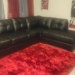 black sectional