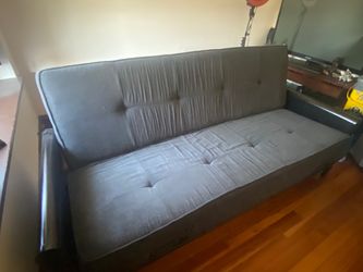 Futon bed frame + mattress