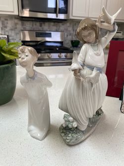Lladro and Nao Porcelain Figurines