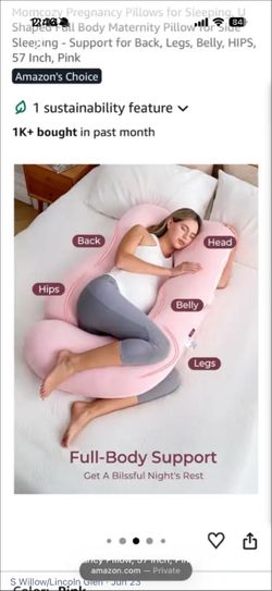 Momcozy pregnancy pillow