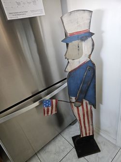 Vintage Wood Uncle Sam