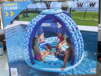 Canopy Island for swimming pool