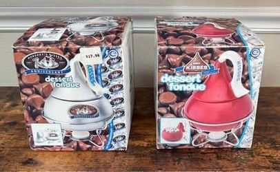 Hersheys Kisses Dessert Fondue Set converts to Candy Dish $5 each