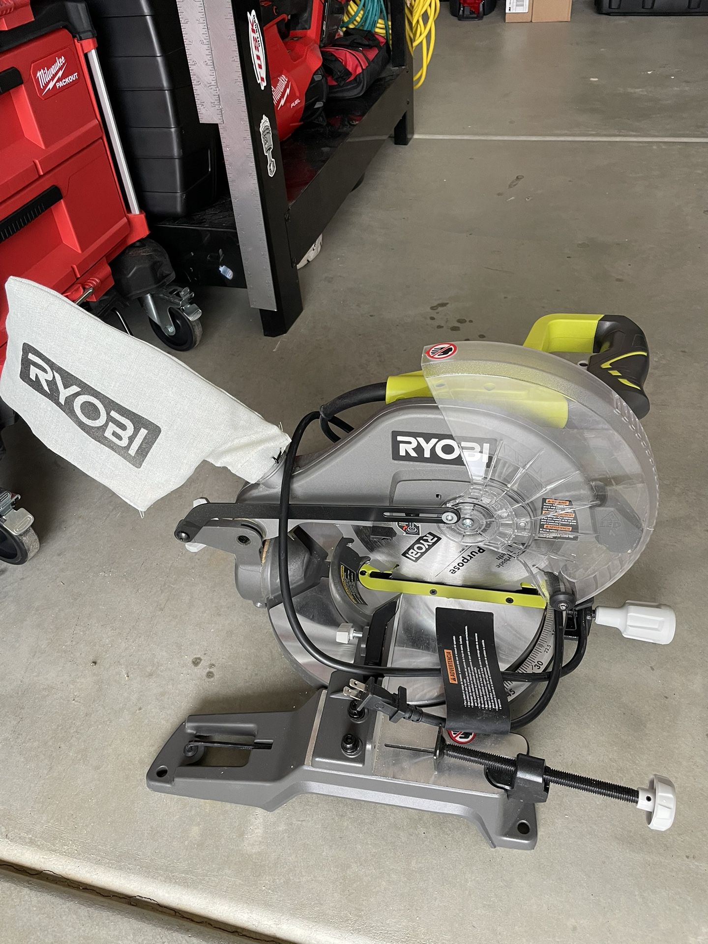 14 Amp Corded 10 in. Compound Miter Saw with LED Cutline Indicator for Sale  in Beaumont, CA OfferUp