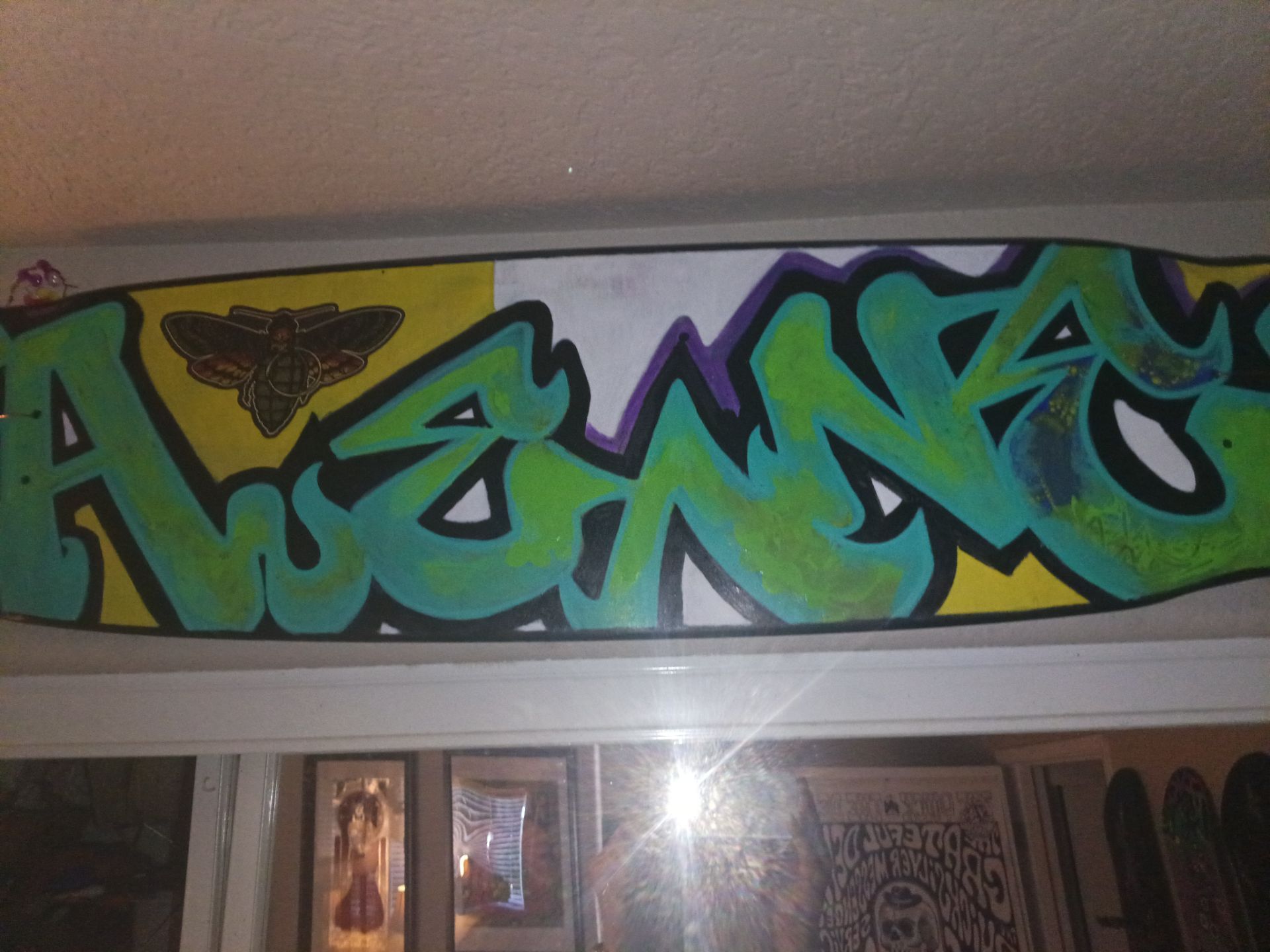 Original skateboard longboard deck art