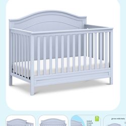 Baby Crib(powder Blue)