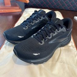 BROOKS Ghost 15 Ladies Black Running Trainer -Size 9 (# 1203801B020)