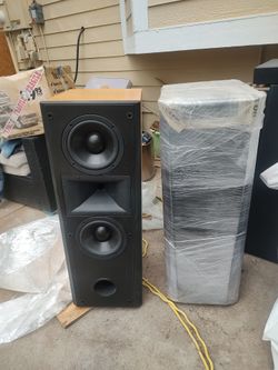 Klipsch Epic CF2 Speakers in Light Oak -
