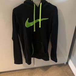 Black And Neon Nike Hoodie