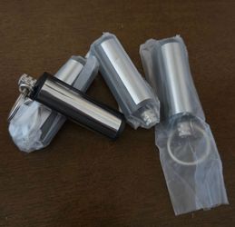 Metal permanent match keychain set of 4