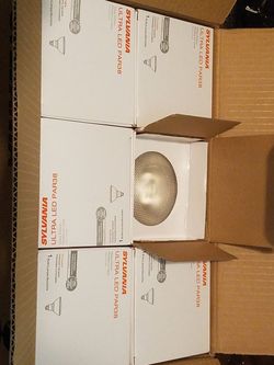 6 New SYLVANIA Ultra LED PAR38 14W Indoor/Outdoor Dimmable Light Bulbs