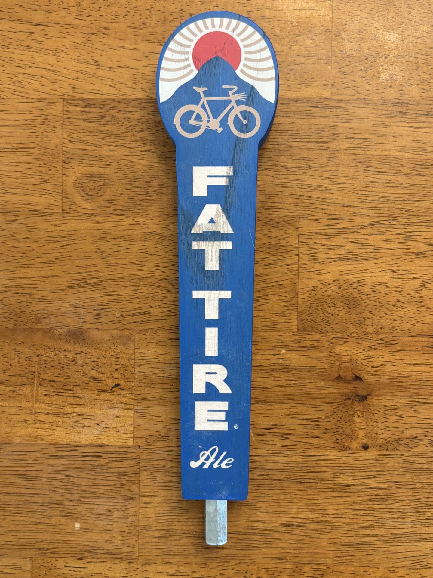 🚲 Fat Tire Ale Tap Handle – New Belgium Brewing – Classic Bike Logo 🍺