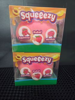 Sunny Days Jumbo Squeezy Peach Squishy