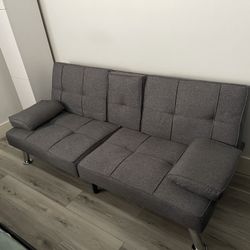 Futon Couch With Cup holders Brand New