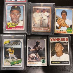 Vintage Baseball Cards Will Sell Together Individually