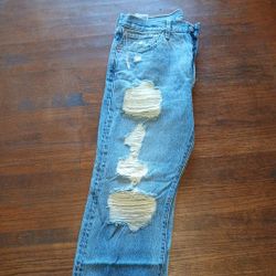 Men Clothes Size 33 X 30 501 Levis (Ripped)