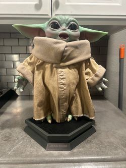 Grogu the child life size statue