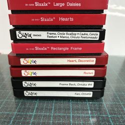 Lot Of Sizzix Dies Great Deal