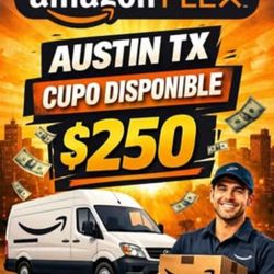 2 cupos para Amazon Flex en Austin TX $200